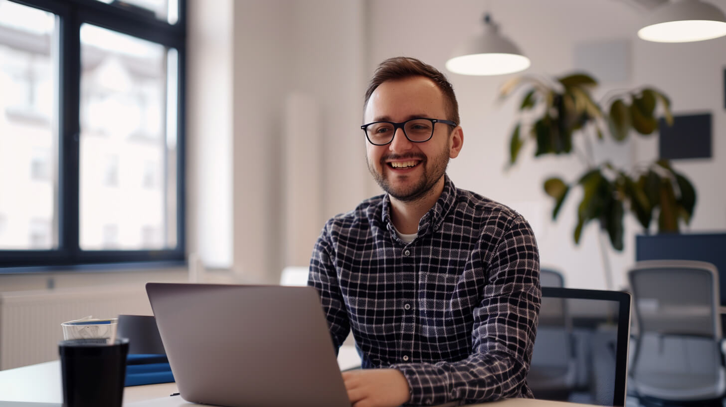 A healthcare professions satisfied with the IT support that he received 