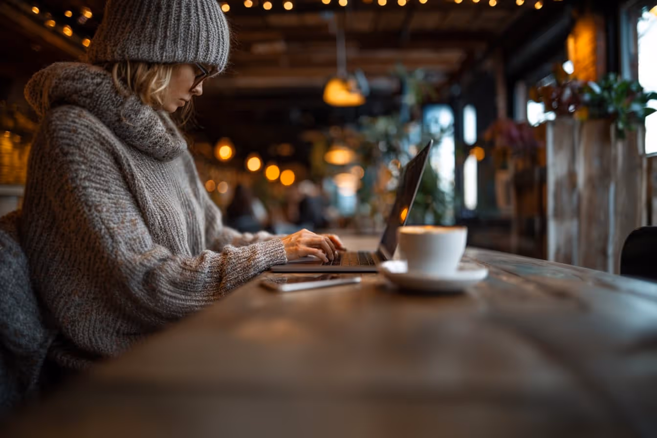 Remote customer support team assisting client through chat