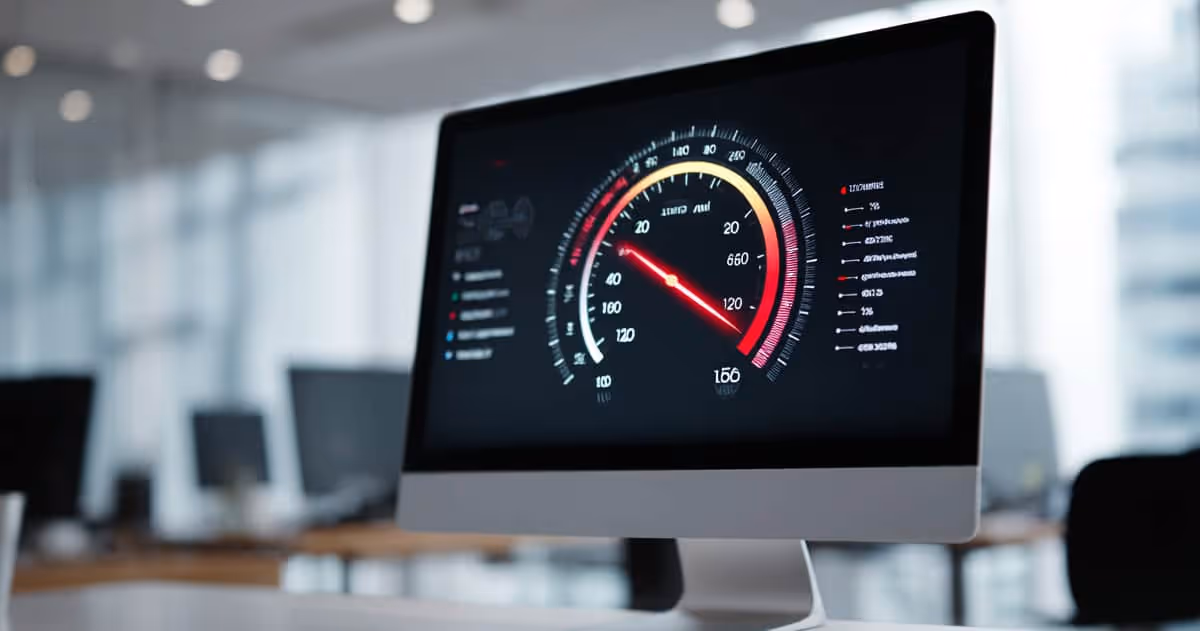 shows a pc screen that has been optimized