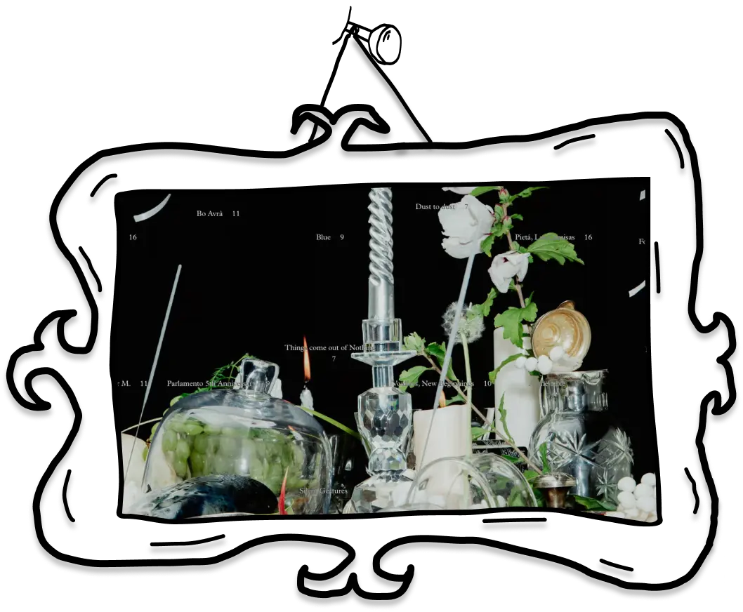 picture of project in photo frame in colour