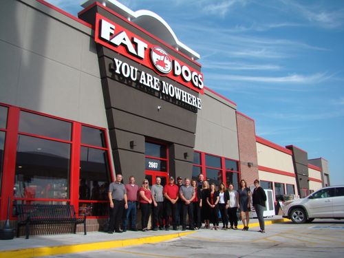 Fat Dogs location team photo.