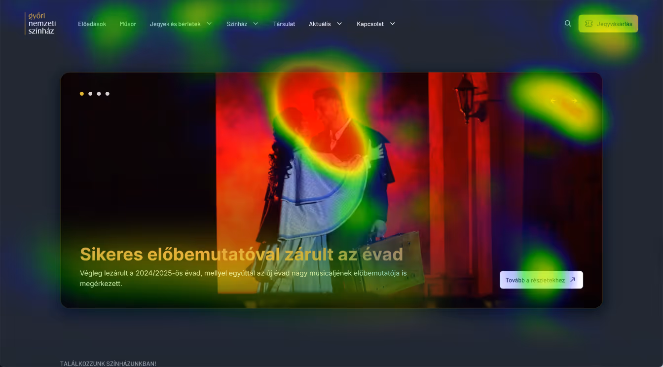 Weboldal eye-tracking