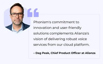 Dag Peak, Chief Product Officer at Alianza shares his excitement about the partnership.