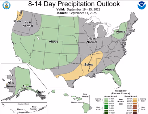 A map of the united states with weather forecastAI-generated content may be incorrect.