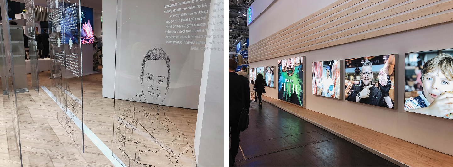 Vion Food Group Messestand auf der Anuga 2019. Design CAMAO AG Darmstadt.