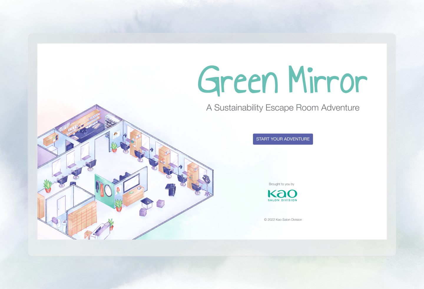Startseite des Portals "Green Mirror"