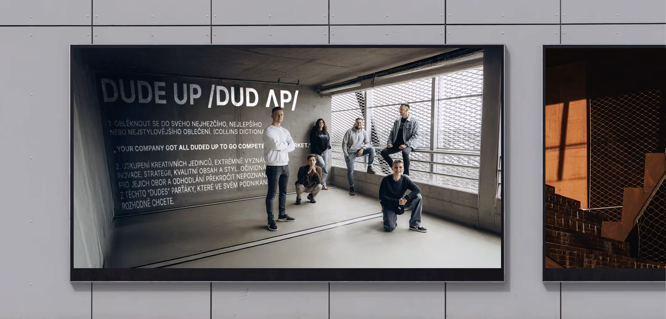 DUDEUP kreativní studio - vizuální identita