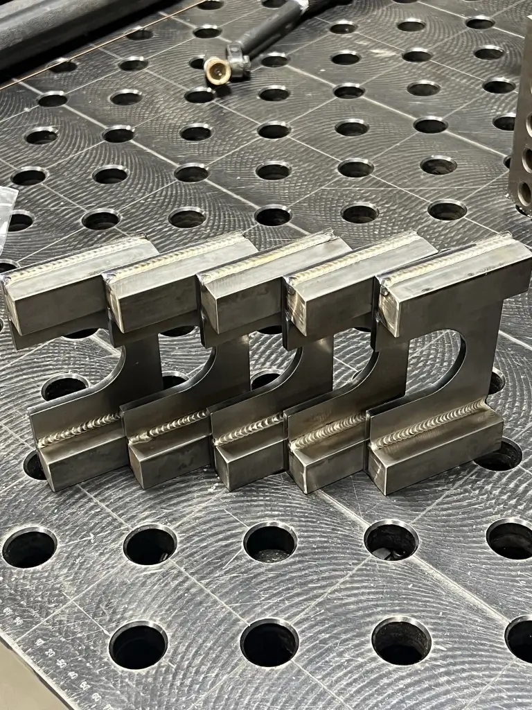 TIG welded parts