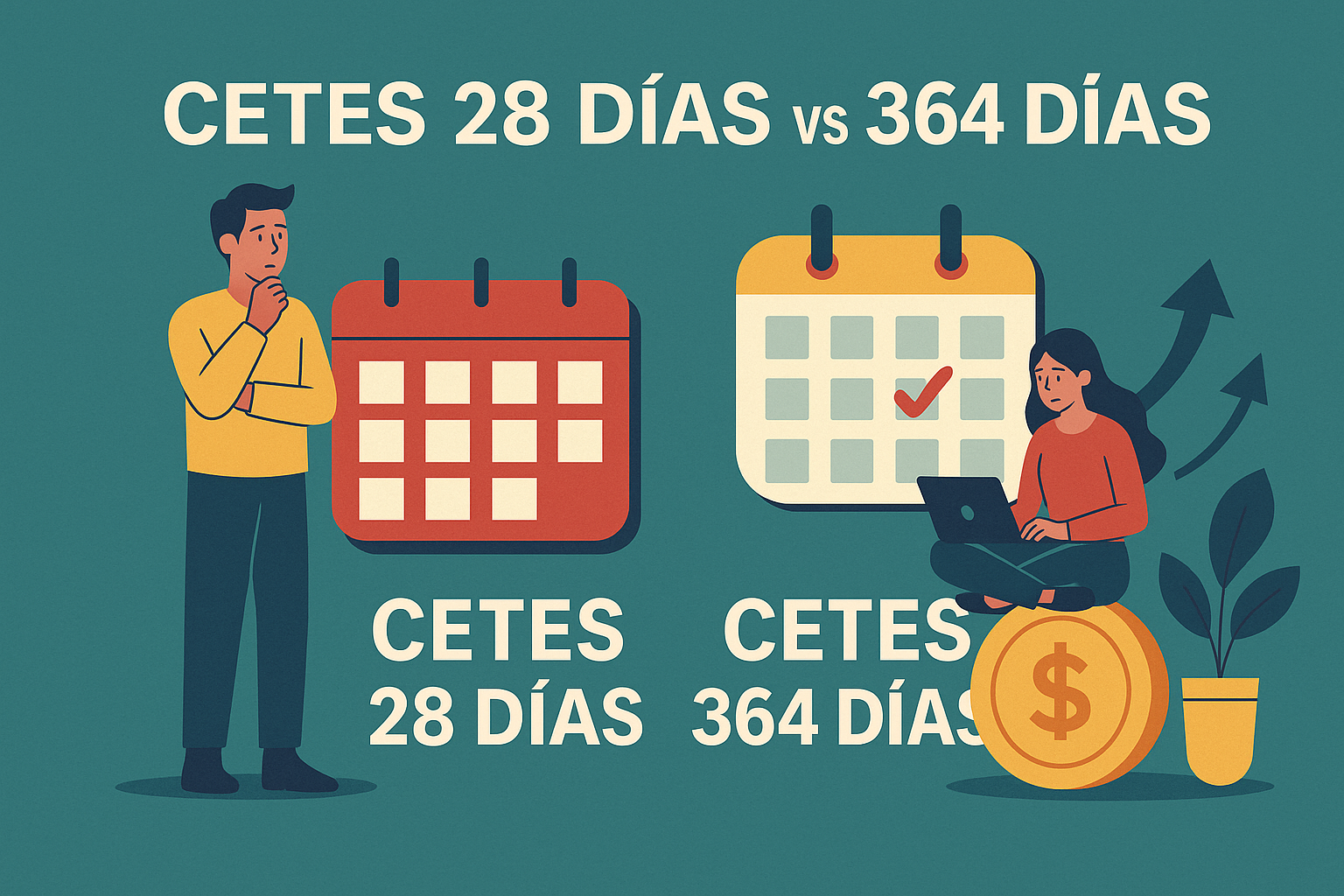 CETES 28 días vs 364 días: ¿Cuál Elegir Según tu Perfil? Guía Completa 2025