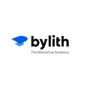 Bylith logo featuring a blue abstract leaf shape and the text 'bylith Innovative Solutions'.