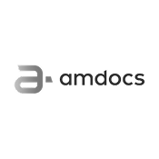 Amdocs company logo.