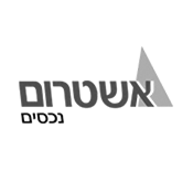 Ashtrom company logo in grayscale.