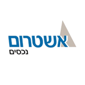 Ashtrom company logo with stylized blue Hebrew text.