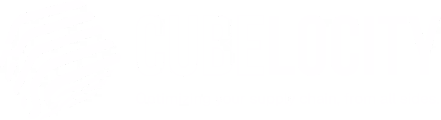 White Cubelocity Brandmark