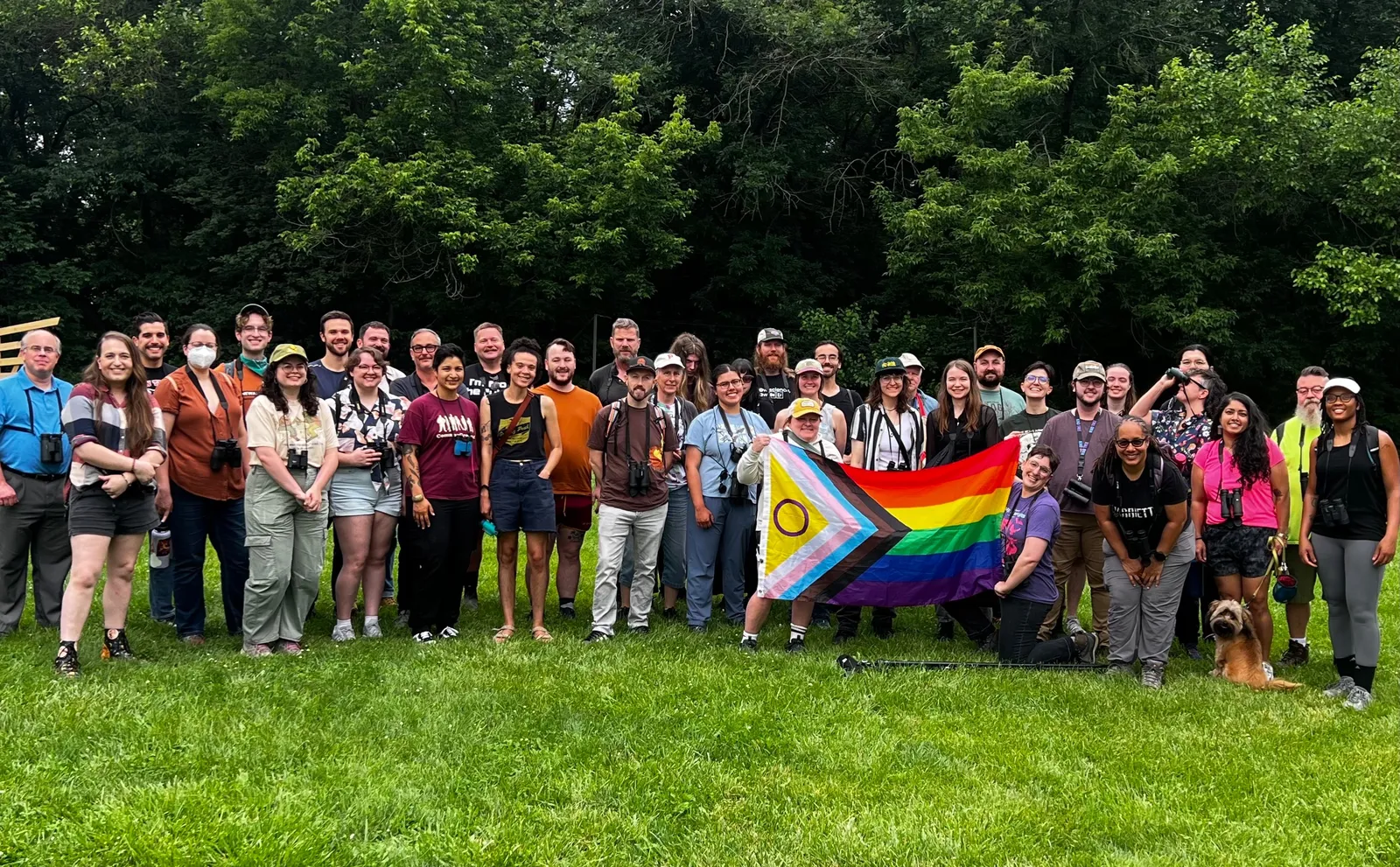 Philly Queer Birders group photo