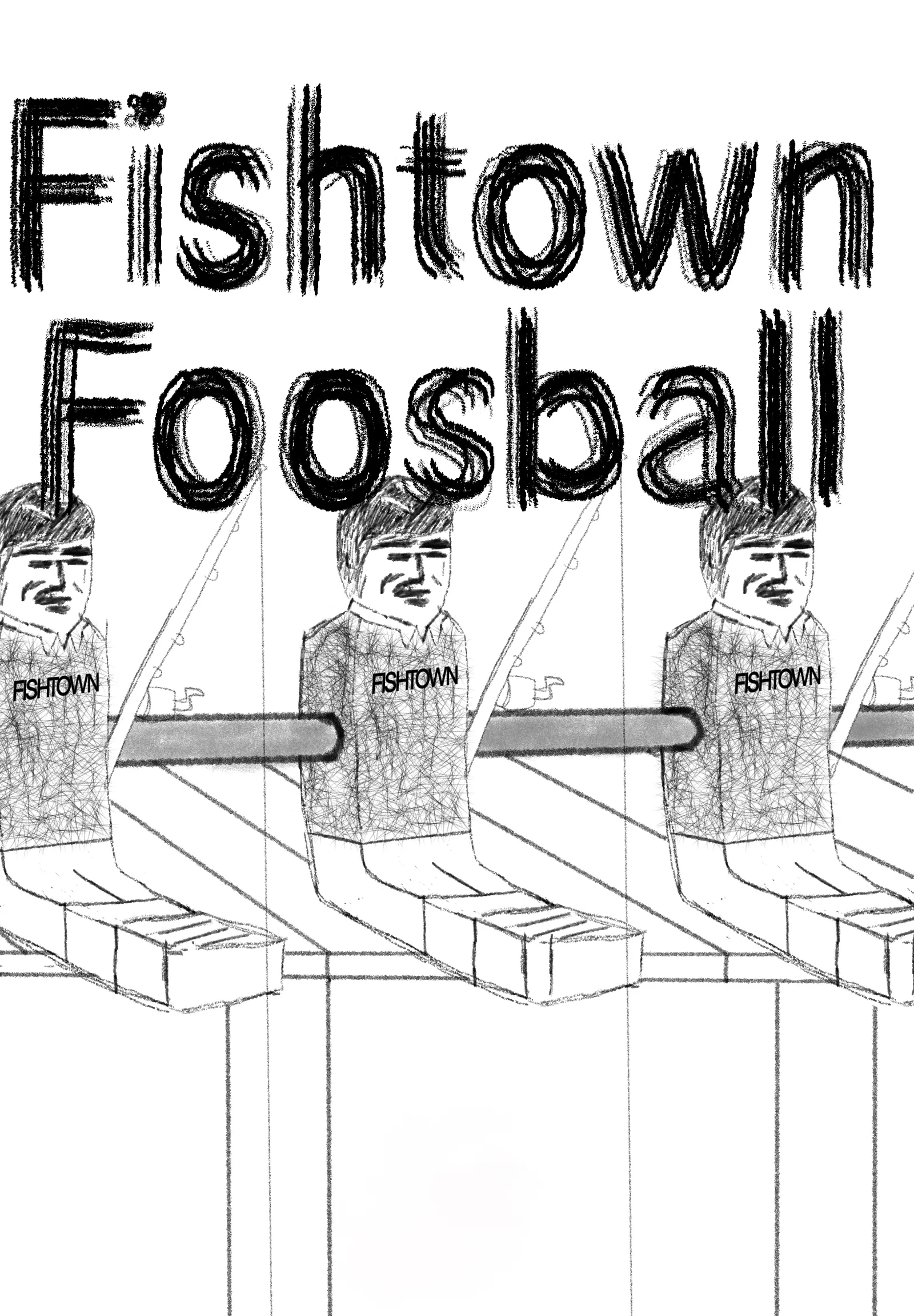 Fishtown Foosball illustration