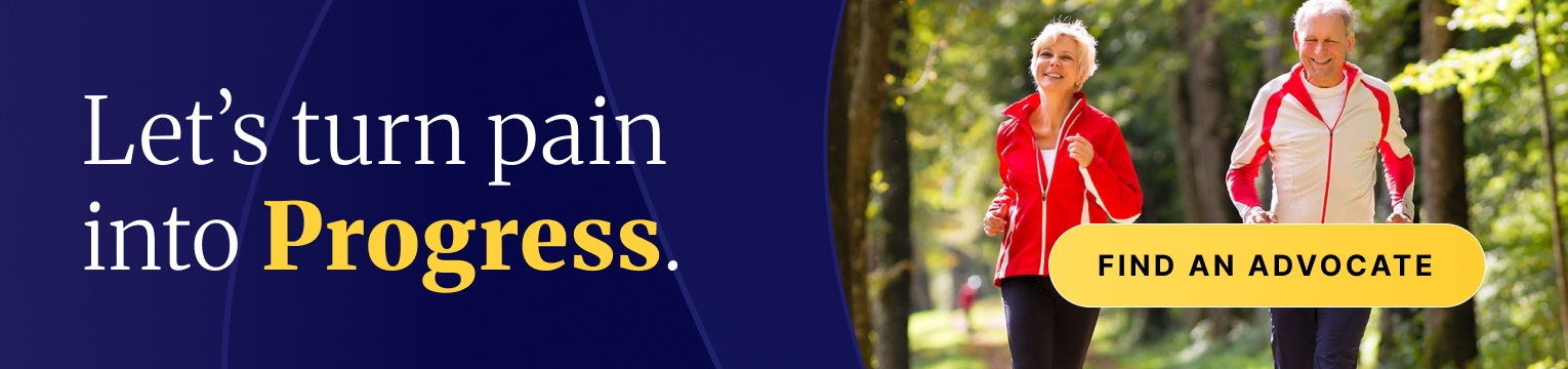 Let’s turn pain into progress. Find an Advocate