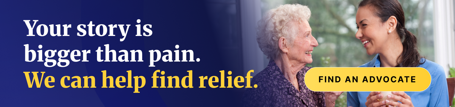 Your story is bigger than pain.  We can help you find relief.