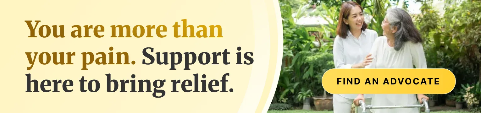 You are more than your pain. Support is here to bring relief.