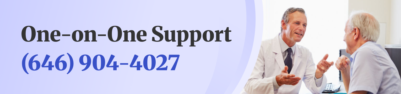 one on one support (646)904-4027