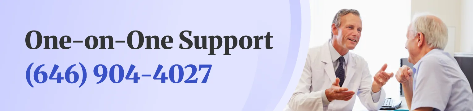 One-on-one support (646) 904-4027