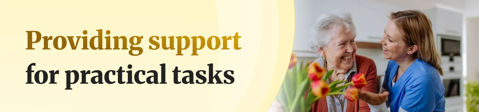 Providing support for practical tasks