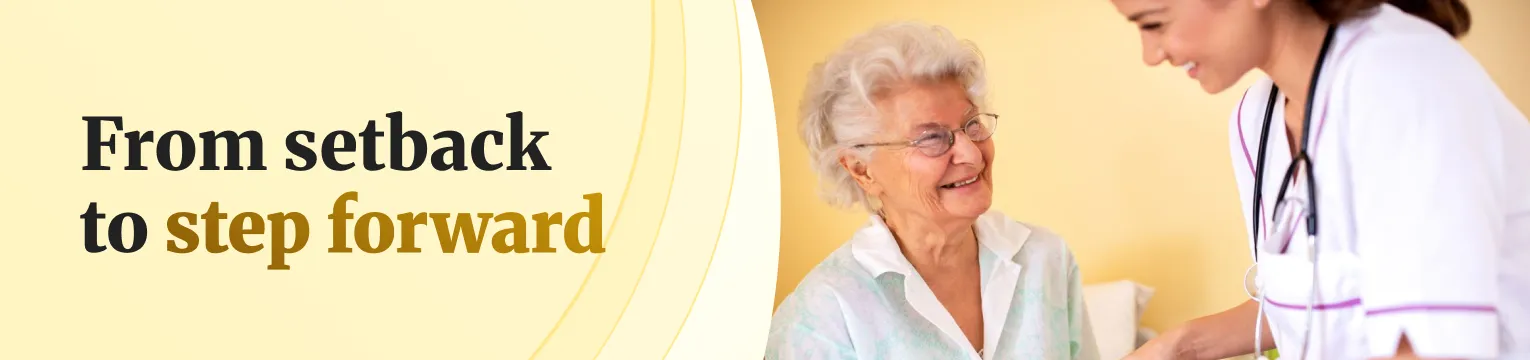 From setback to step forward