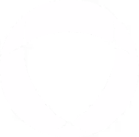 Mobius logo white round
