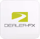 DERLER-FX company logo with green and yellow abstract symbol above the text.