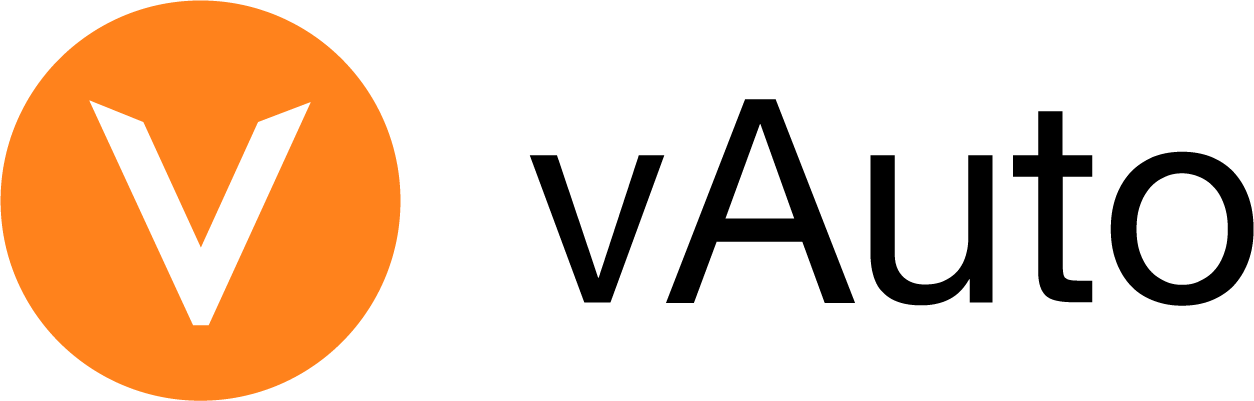 vAuto logo with a white 'V' inside an orange circle.