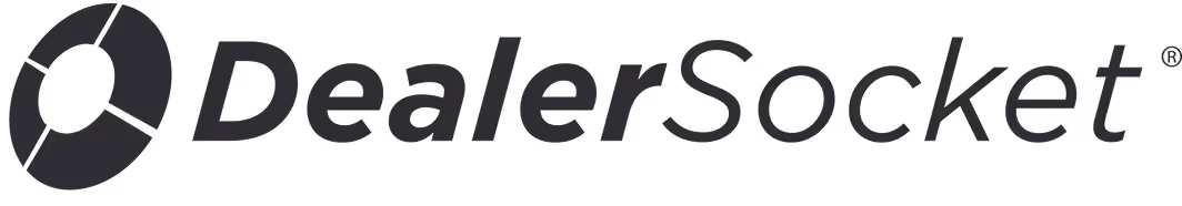 DealerSocket company logo with a circular segmented icon to the left of the text.