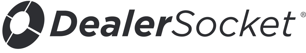 DealerSocket company logo with a circular segmented icon to the left of the text.