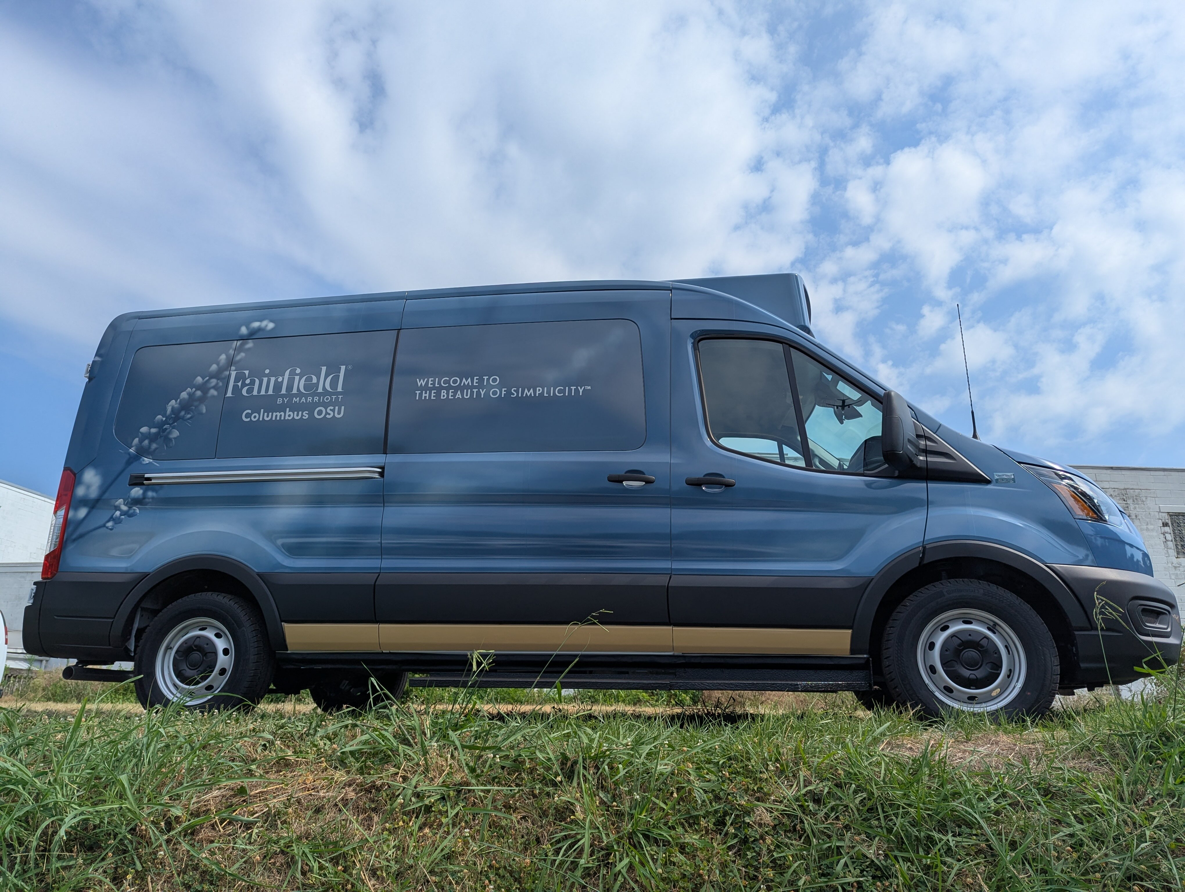 Full Size Ford Transit Hotel Wrap