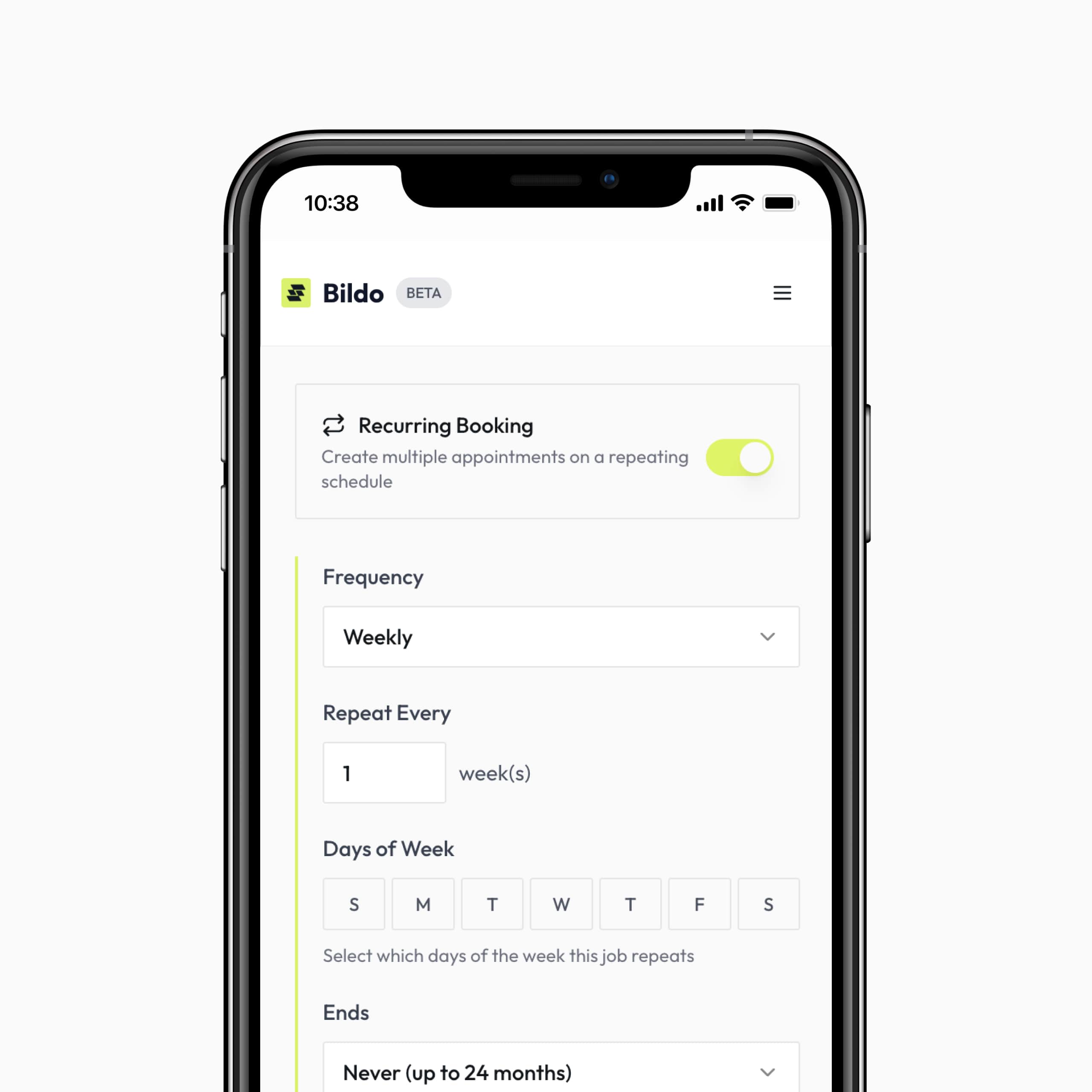 Personalised quote for Bildo, the job management software for tradesmen