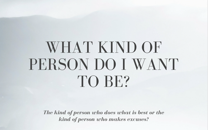what kind o person quote on neutral background