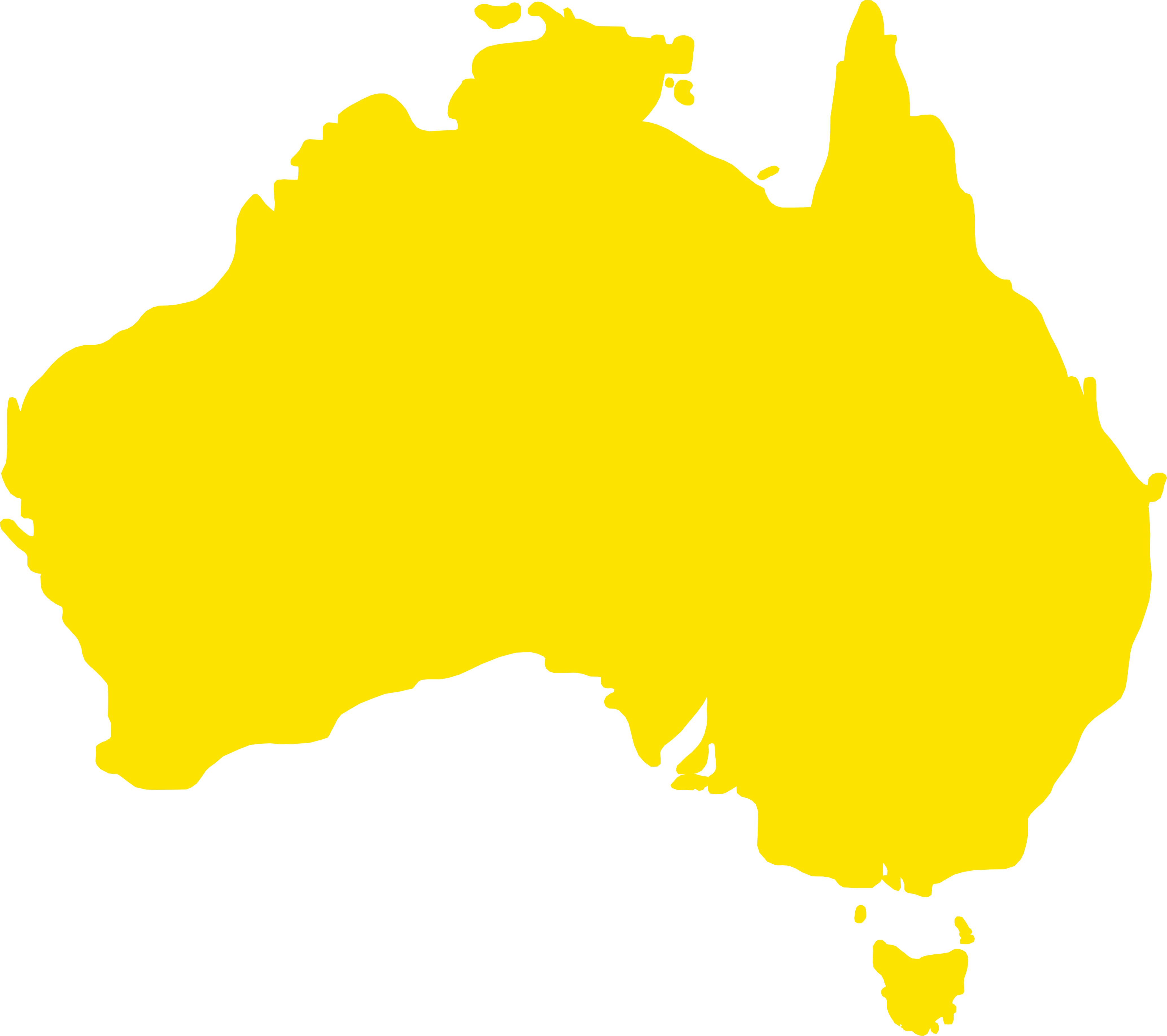 Australia silhouette