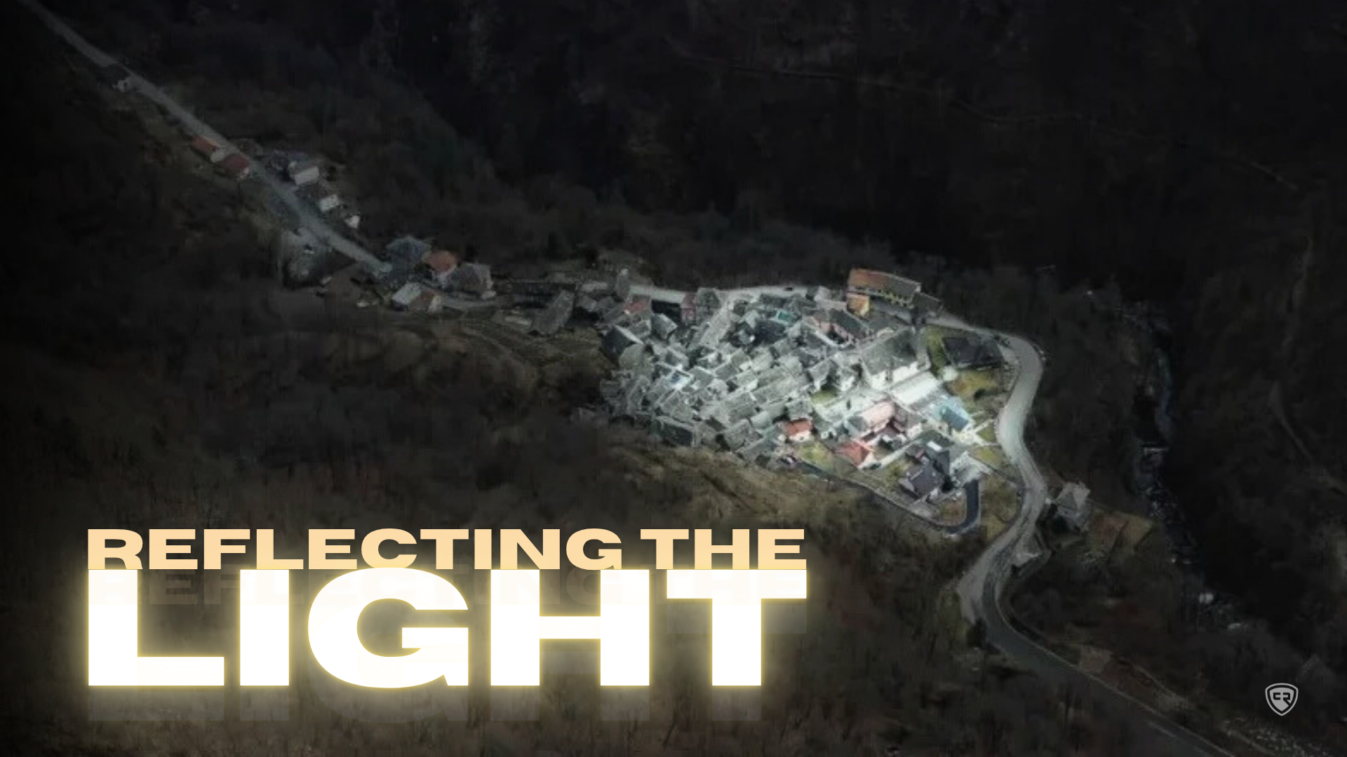 reflecting the light