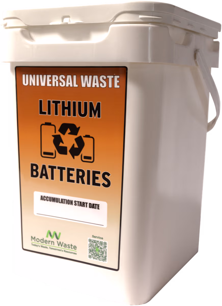 Lithium battery recycling bucket