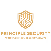 Principle Security logo featuring a stylized shield with interconnected lines and the text 'Principle Security Protecting Your Security Always'.