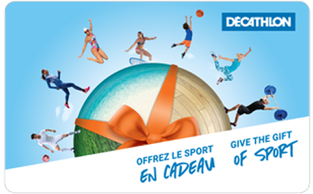 Carte-cadeau électronique Decathlon