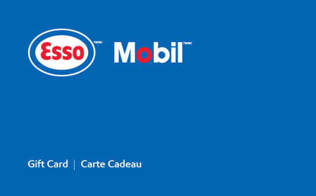 Carte-cadeau électronique Esso & Mobil
