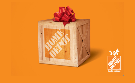 Carte-cadeau électronique Home Depot