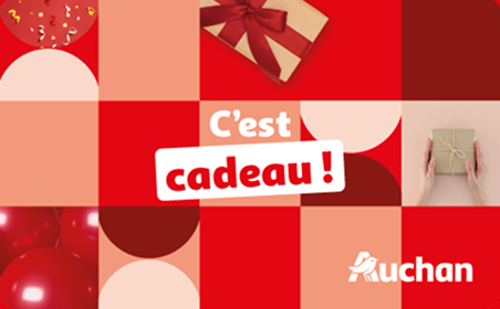 Carte-cadeau électronique Auchan