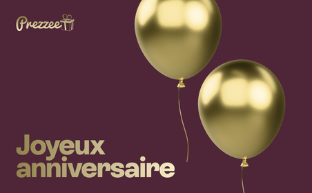 Carte-cadeau Joyeux anniversaire
