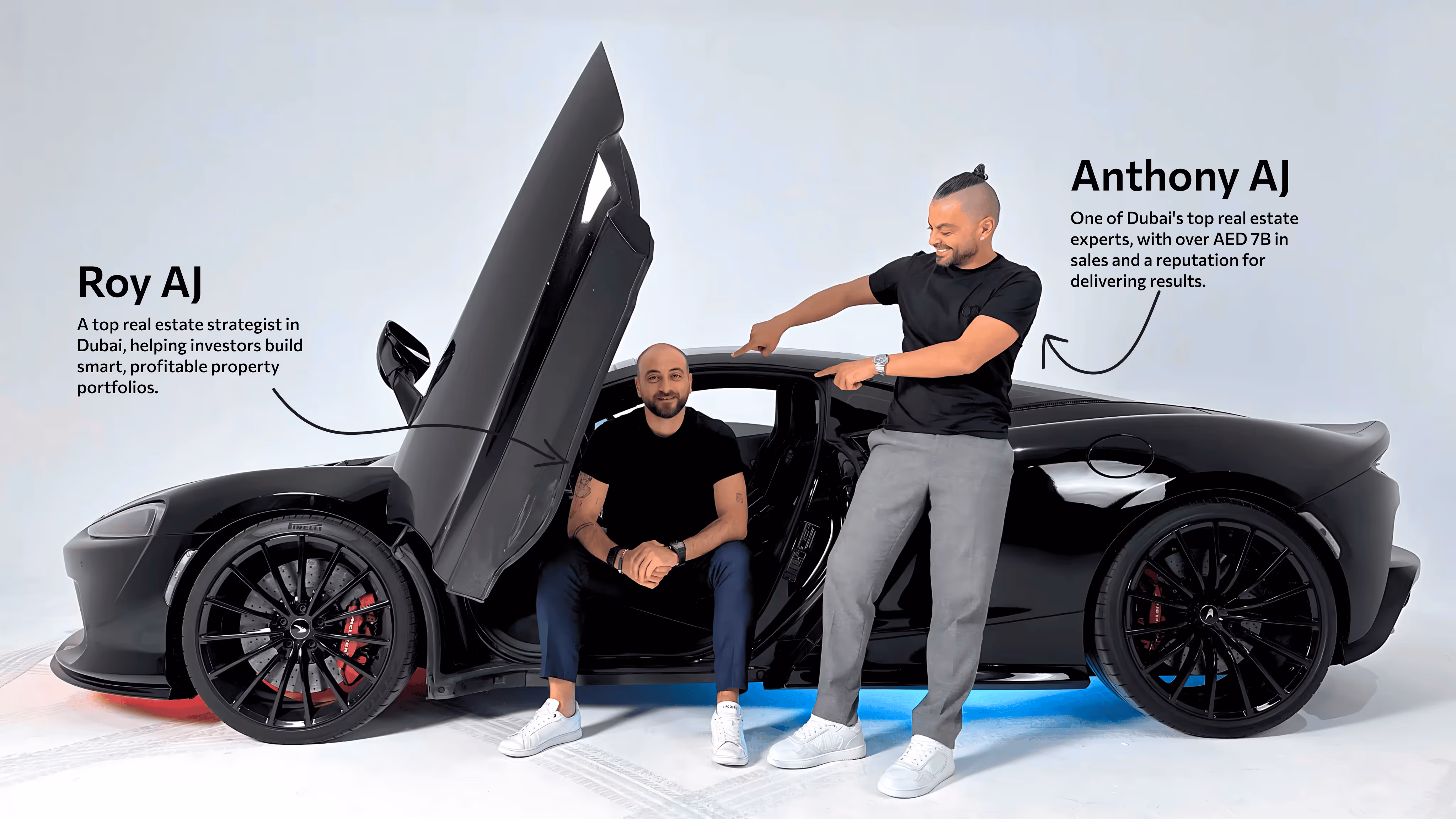 AJ Brothers image in a car