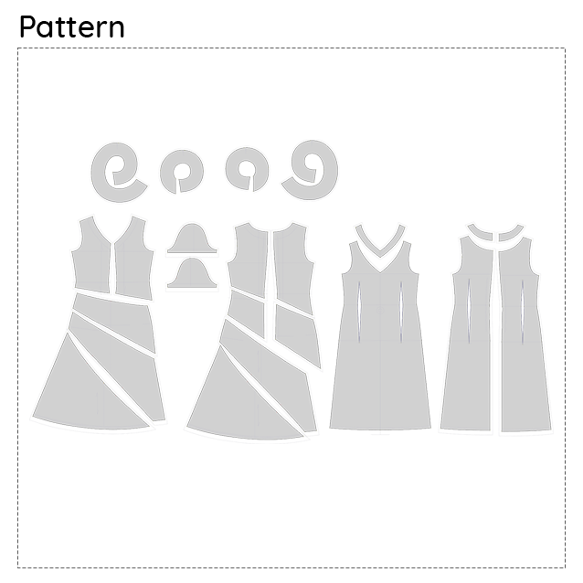 image of past wedding planning project on a brochure (with device)