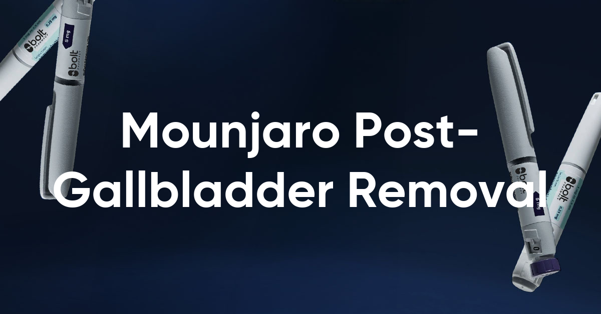 can you take mounjaro after gallbladder removal