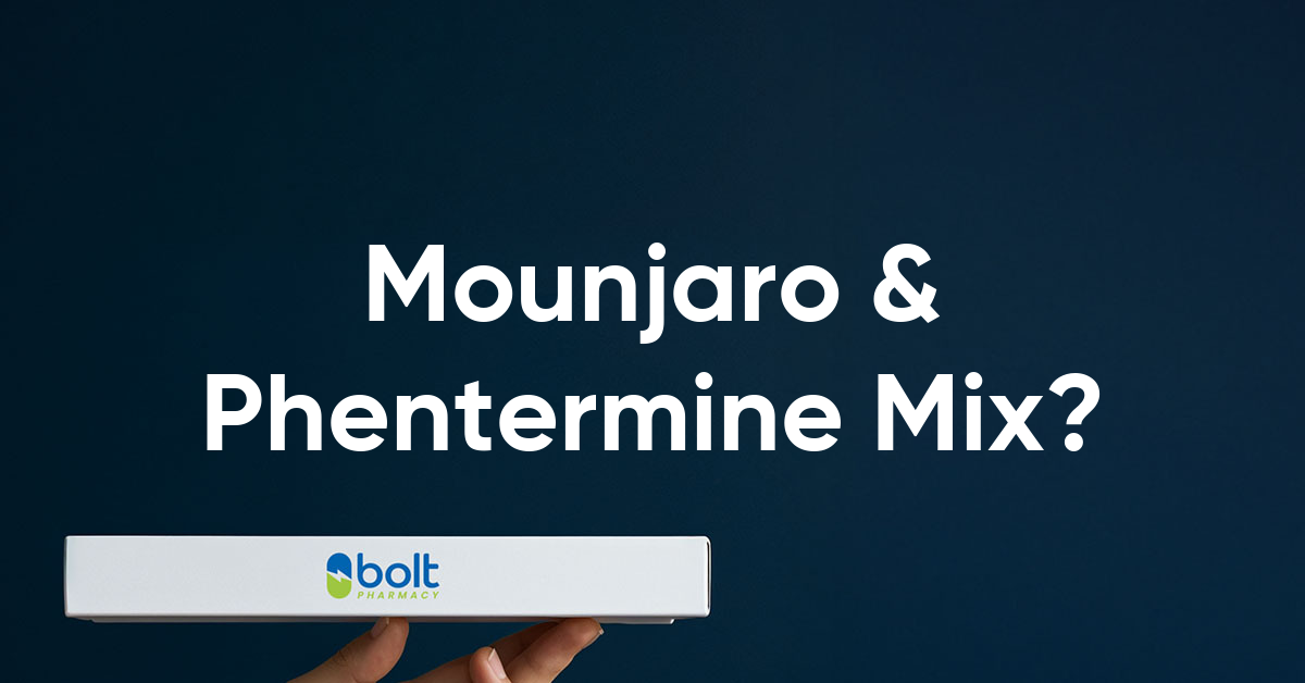 can you take mounjaro and phentermine together