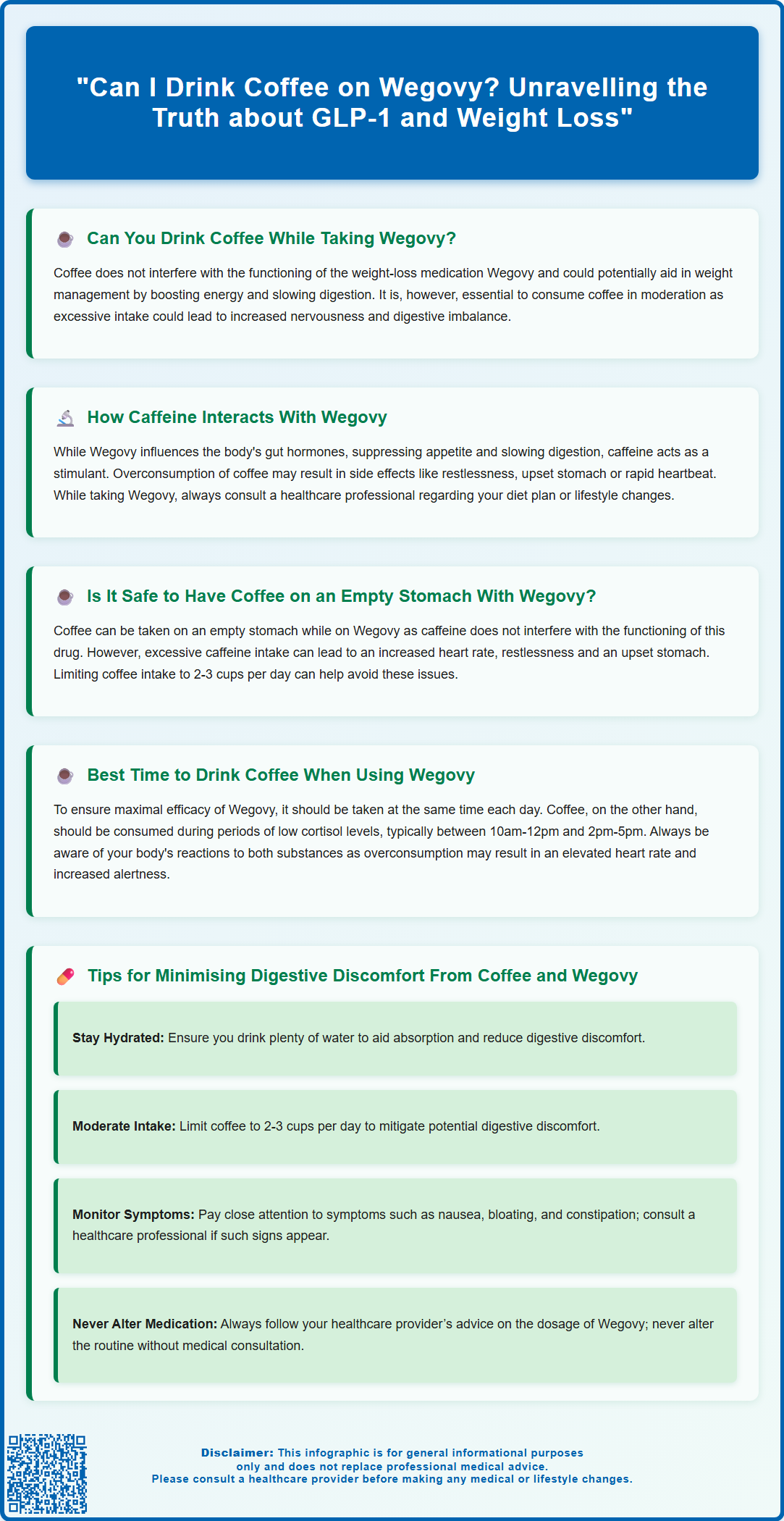 can i drink coffee on wegovy