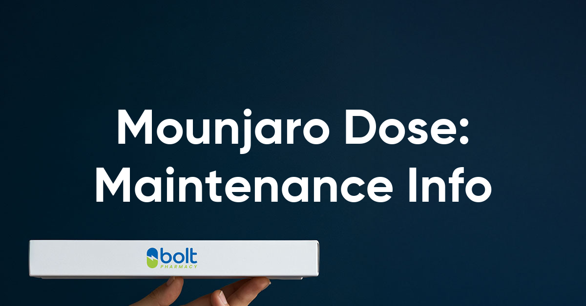 what is the maintenance dose of mounjaro